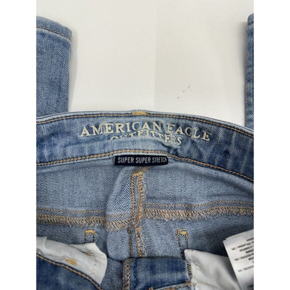 American Eagle Womens Jeans Size 00 Reg Jegging Denim Super Super Stretch - Picture 3 of 11